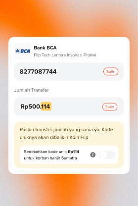 Unique transfer code
