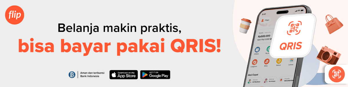 Bayar dan scan QRIS Flip