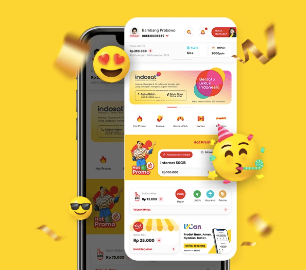 cara isi pulsa dengan aplikasi myim3